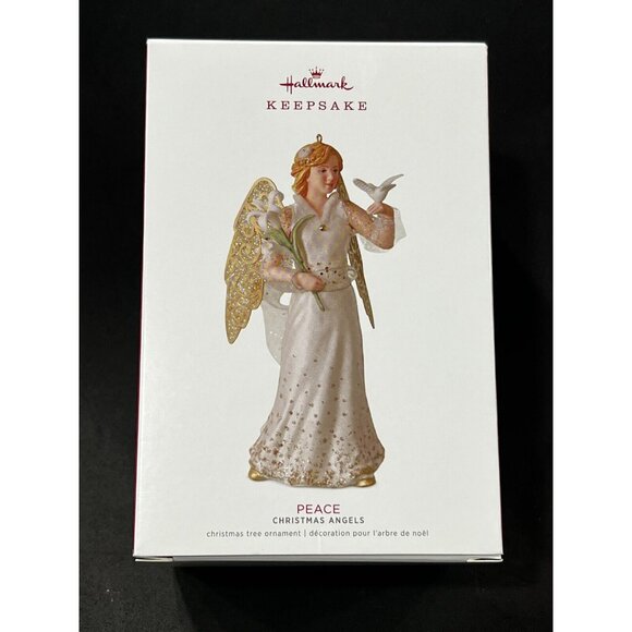 2018 Hallmark Christmas Ornament PEACE 1st in the Christmas Angels Series HM11 - Picture 1 of 7